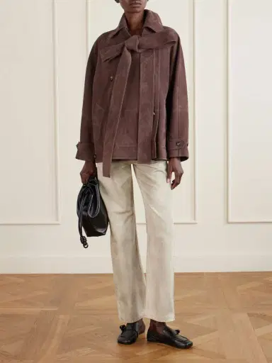Loewe Toggle Embellished Leather Loafers | Thumbnail 4