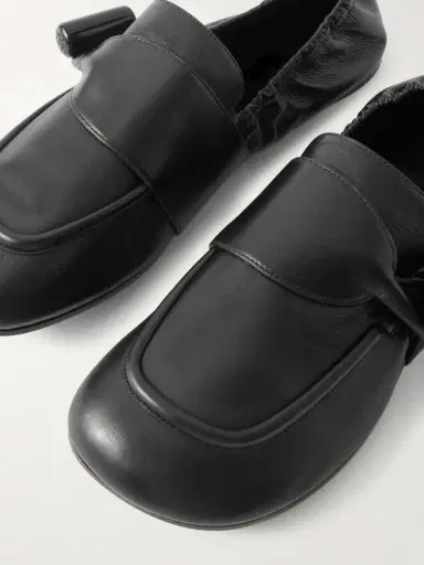 Loewe Toggle Embellished Leather Loafers | Thumbnail 5