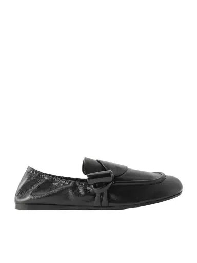 Loewe Toggle Embellished Leather Loafers | Thumbnail 1