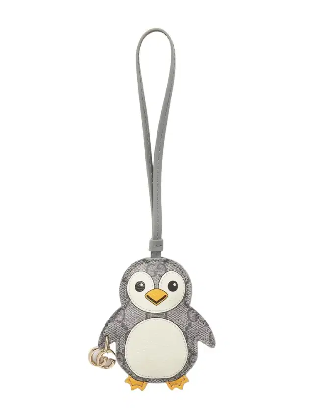 Embellished Leather-trimmed Printed Coated-canvas Bag Charm