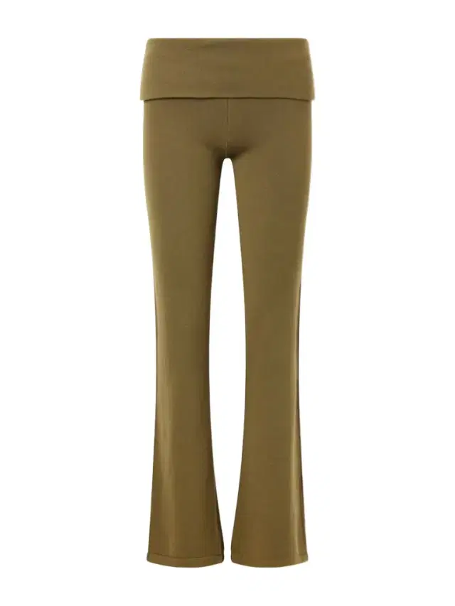 Flared Cashmere Pants
