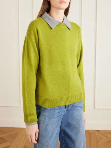 The Elder Statesman Zuma Cashmere Sweater | Thumbnail 3
