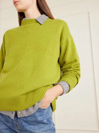 The Elder Statesman Zuma Cashmere Sweater | Thumbnail 5