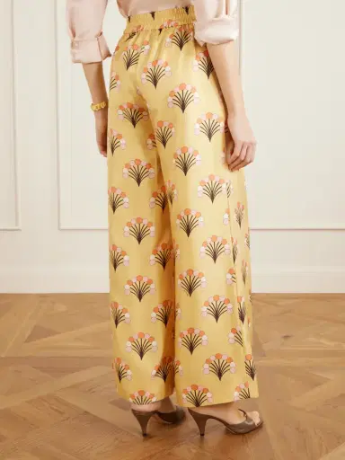 La DoubleJ Palazzo Printed Silk-twill Wide-leg Pants | Thumbnail 3