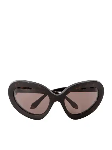 Alaïa Round-frame Tortoiseshell Acetate Sunglasses | Thumbnail 1 Alaïa Round-frame Tortoiseshell Acetate Sunglasses | Thumbnail 1