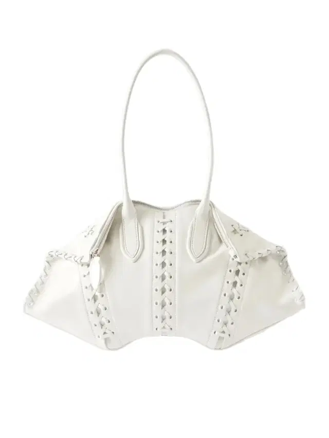 Manta Tie-detailed Leather Shoulder Bag