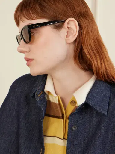 PRADA EYEWEAR D-frame Acetate Sunglasses | Thumbnail 5