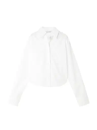 Sportmax Cropped Pleated Cotton-blend Shirt | Thumbnail 1 Sportmax Cropped Pleated Cotton-blend Shirt | Thumbnail 1