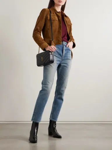 Saint Laurent Wool, Cashmere And Silk-blend Top | Thumbnail 2 Saint Laurent Wool, Cashmere And Silk-blend Top | Thumbnail 2