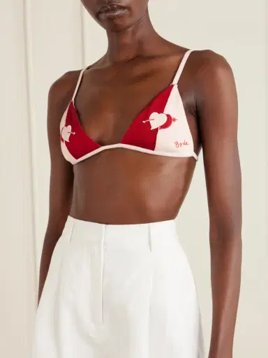 BODE Wonderland Two-tone Jacquard-knit Soft-cup Triangle Bra | Thumbnail 2 BODE Wonderland Two-tone Jacquard-knit Soft-cup Triangle Bra | Thumbnail 2