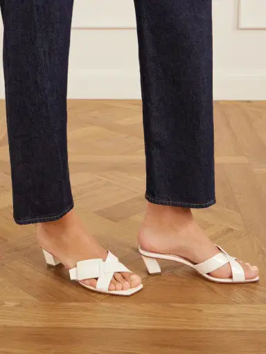 Roger Vivier 45 Buckled Patent-leather Mules | Thumbnail 2 Roger Vivier 45 Buckled Patent-leather Mules | Thumbnail 2