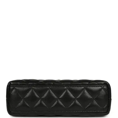 Chanel Chanel Small Kelly Shopper Black Shiny Aged Calfskin Brushed Gold Hardware | Thumbnail 6