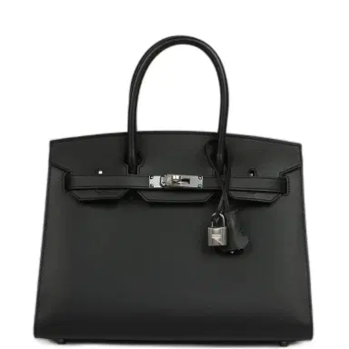 HERMÈS Hermes Birkin Sellier 30 Black Madame Palladium Hardware | Thumbnail 1 HERMÈS Hermes Birkin Sellier 30 Black Madame Palladium Hardware | Thumbnail 1