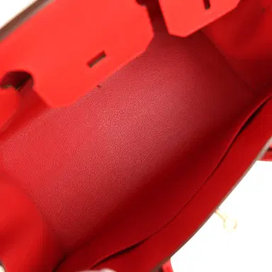 HERMÈS Hermes Birkin Sellier 30 Rouge de Coeur Madame Gold Hardware | Thumbnail 8