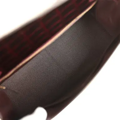 HERMÈS Pre-owned Hermes Kelly Sellier 32 Bordeaux Shiny Niloticus Crocodile Gold Hardware | Thumbnail 8