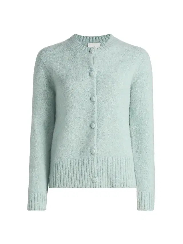The Elder Statesman Women's Indie Alpaca-Blend Cardigan - Misty Blue