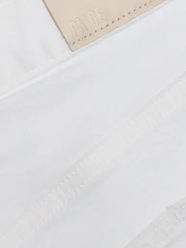 PAIGE Women's Dani Stretch Cotton Twill Shorts - Crisp White - Size 30 | Thumbnail 7