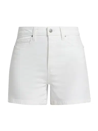 PAIGE Women's Dani Stretch Cotton Twill Shorts - Crisp White - Size 30 | Thumbnail 1