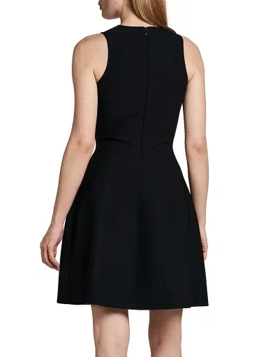 McQueen Women's Jacquard Pleated Minidress - Black Platinum | Thumbnail 5