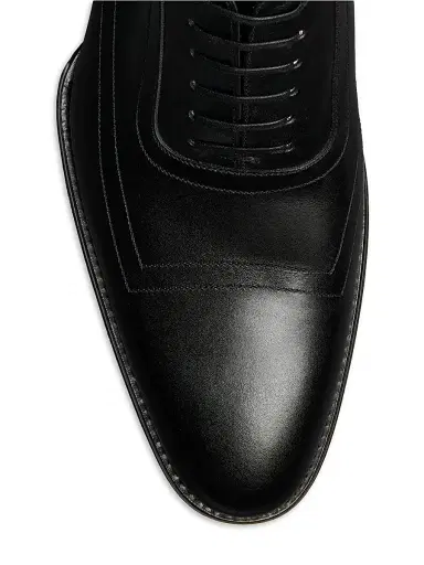 Gucci Men's Iggy Leather Oxfords - Black - Size 9 | Thumbnail 5