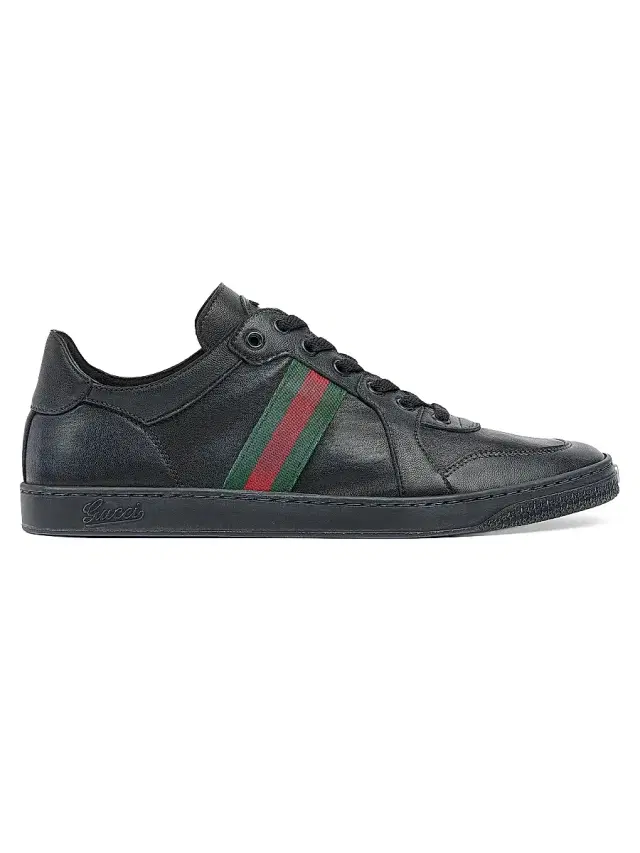 Gucci Men's Stretch Low-Top Sneakers - Black
