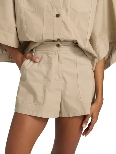 Ramy Brook Women's Canvas Hilary Shorts - Sandstone | Thumbnail 3