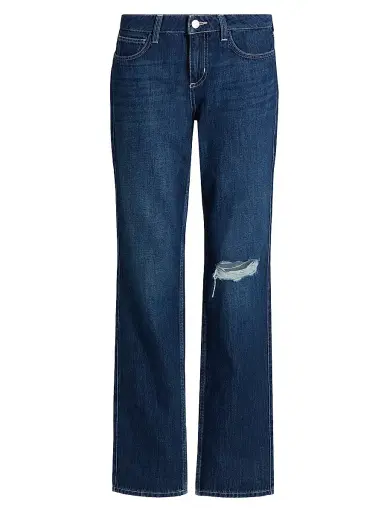 L'Agence Women's Armida Denim Low-Rise Straight-Leg Jeans | Thumbnail 1