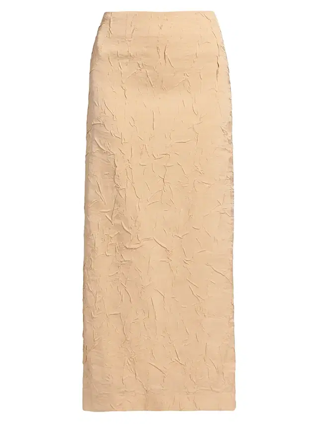 Women's Inez Satin Pencil Maxi Skirt - Driftwood