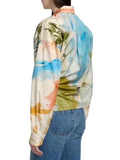 Ulla Johnson Women's Artist Printed Long-Sleeve Cotton Blouse - Western Dream - Size 10 | Thumbnail 5 Ulla Johnson Women's Artist Printed Long-Sleeve Cotton Blouse - Western Dream - Size 10 | Thumbnail 5