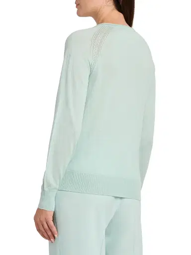 Kiton Women's Crewneck Cashmere-Silk Sweater - Water Green | Thumbnail 5 Kiton Women's Crewneck Cashmere-Silk Sweater - Water Green | Thumbnail 5