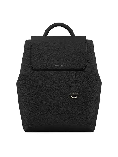 MAISON de SABRÉ Women's Medium Leather Soft Backpack - Black Caviar | Thumbnail 1 MAISON de SABRÉ Women's Medium Leather Soft Backpack - Black Caviar | Thumbnail 1