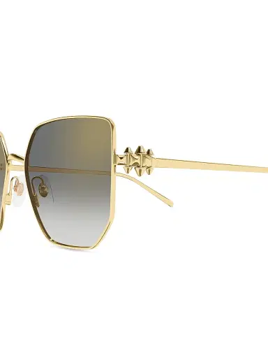 Cartier Women's Clash De 56MM 24K-Gold-Plated Geometric Sunglasses - Gold Grey | Thumbnail 3 Cartier Women's Clash De 56MM 24K-Gold-Plated Geometric Sunglasses - Gold Grey | Thumbnail 3