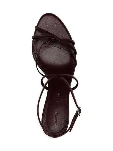 Proenza Schouler Women's Uma Strappy Leather Ankle Sandals - Currant | Thumbnail 3 Proenza Schouler Women's Uma Strappy Leather Ankle Sandals - Currant | Thumbnail 3