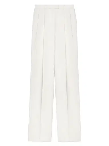 Givenchy Women's Double Pleat Pants in Wool and Mohair | Thumbnail 1 Givenchy Women's Double Pleat Pants in Wool and Mohair | Thumbnail 1
