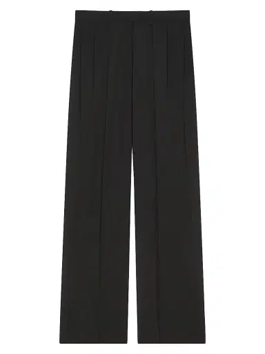Givenchy Women's Double Pleat Pants in Wool and Mohair - Black - Size 12 | Thumbnail 1 Givenchy Women's Double Pleat Pants in Wool and Mohair - Black - Size 12 | Thumbnail 1
