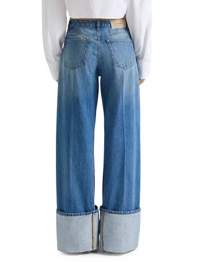 Givenchy Women's Turn-Up Jeans - Medium Blue - Size 31 | Thumbnail 3 Givenchy Women's Turn-Up Jeans - Medium Blue - Size 31 | Thumbnail 3