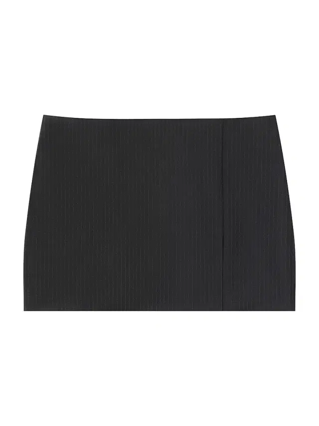 Givenchy Women's Mini Striped Skirt in Wool - Dark Grey
