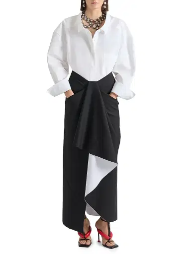 Givenchy Women's Shirt in Poplin - White - Size 12 | Thumbnail 2