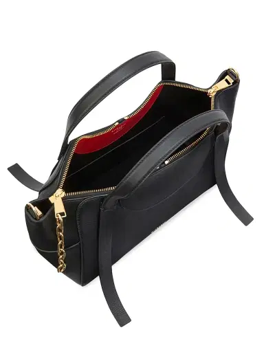 Givenchy Women's The Snatch Medium Shoulder Bag in Grained Leather - Black | Thumbnail 3 Givenchy Women's The Snatch Medium Shoulder Bag in Grained Leather - Black | Thumbnail 3