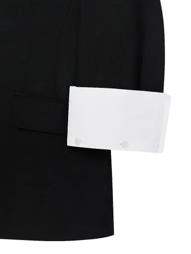 Givenchy Women's Single-Breasted Cocoon Blazer in Wool and Mohair - Black - Size 12 | Thumbnail 5 Givenchy Women's Single-Breasted Cocoon Blazer in Wool and Mohair - Black - Size 12 | Thumbnail 5