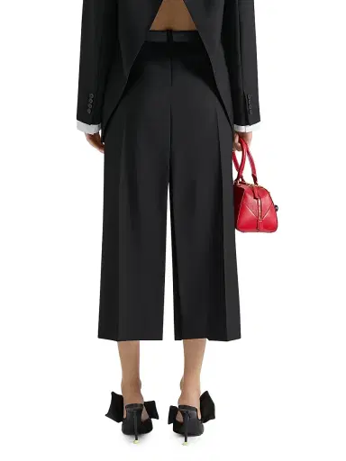 Givenchy Women's Midi Pants Skirt in Wool and Mohair - Black - Size 10 | Thumbnail 4 Givenchy Women's Midi Pants Skirt in Wool and Mohair - Black - Size 10 | Thumbnail 4