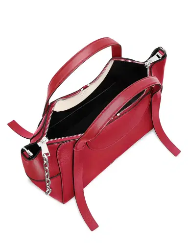 Givenchy Women's Medium The Snatch Top Handle Bag in Grained Leather - Equestrian Red | Thumbnail 4