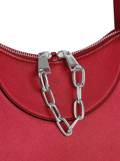 Givenchy Women's Medium The Snatch Top Handle Bag in Grained Leather - Equestrian Red | Thumbnail 5