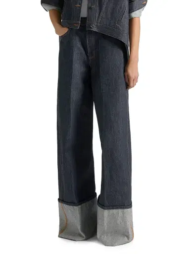 Givenchy Women's Raw Turn-Up Jeans | Thumbnail 2 Givenchy Women's Raw Turn-Up Jeans | Thumbnail 2