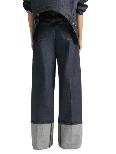 Givenchy Women's Raw Turn-Up Jeans | Thumbnail 3 Givenchy Women's Raw Turn-Up Jeans | Thumbnail 3