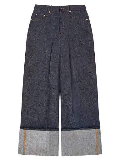 Givenchy Women's Raw Turn-Up Jeans | Thumbnail 1 Givenchy Women's Raw Turn-Up Jeans | Thumbnail 1