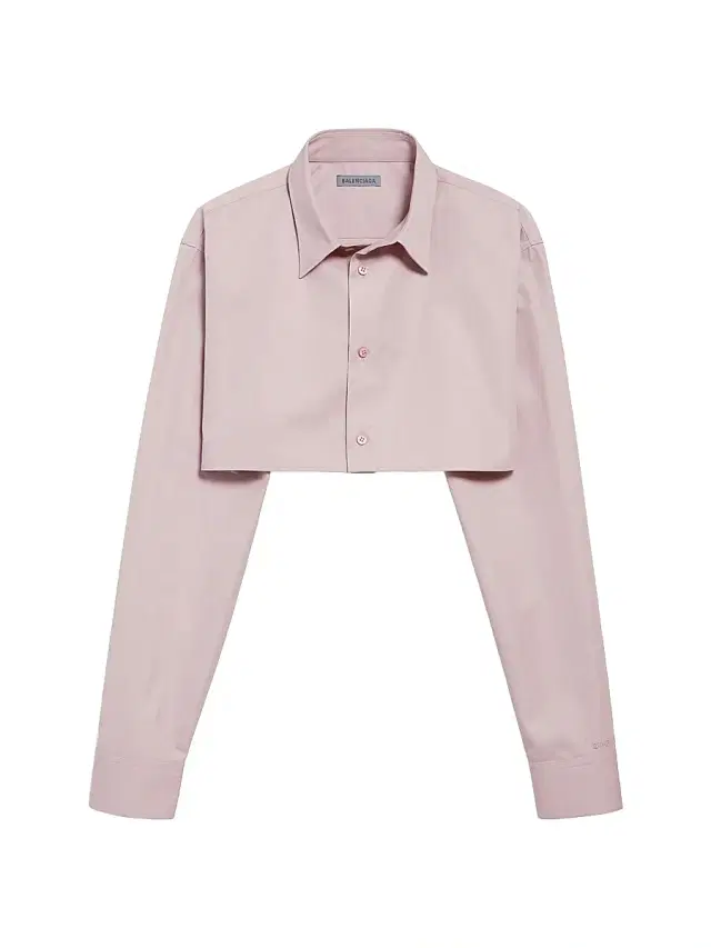 Women's Cropped Shirt - Dusty Pink
