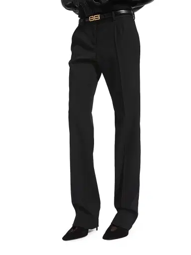 Balenciaga Women's Slim Tailored Pants - Black - Size 8 | Thumbnail 2 Balenciaga Women's Slim Tailored Pants - Black - Size 8 | Thumbnail 2