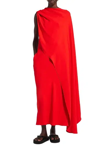 Balenciaga Women's Draped Dress | Thumbnail 2 Balenciaga Women's Draped Dress | Thumbnail 2