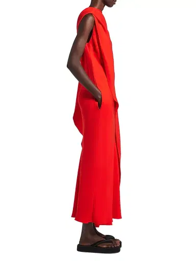 Balenciaga Women's Draped Dress | Thumbnail 4 Balenciaga Women's Draped Dress | Thumbnail 4